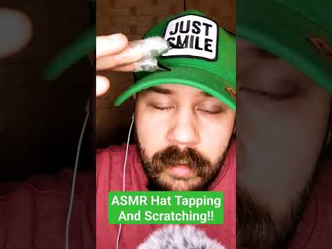ASMR Hat Tapping and Scratching 😁!!!! #asmr #HatTapping #scratching