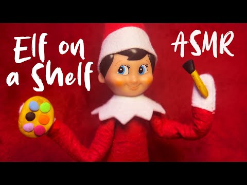 ASMR Elf on a Shelf Does Your Makeup (Stop Motion)