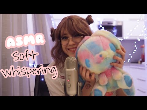 ASMR weeb girl softly whispers - coconut water sound