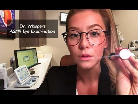 ASMR Dr. Whispers Eye Examination Role Play | Ft. Light triggers, whispering & Firmoo Glasses
