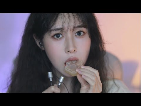【ASMR coconut椰~】eating Wax bottle candy#chewingsounds 蜡瓶糖咀嚼音