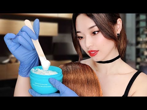 [ASMR] Relaxing Hair and Root Treatment
