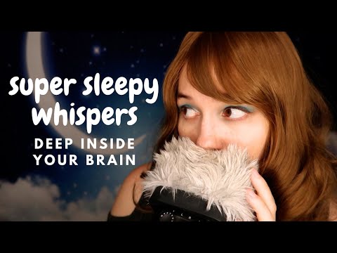 ASMR SUPER SLEEPY WHISPERS DEEP IN YOUR BRAIN (while I'm in here I'm turning everything off)