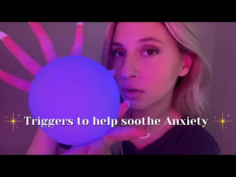 ASMR Different Triggers To Help Calm Anxiety 🌙 Hand Movements