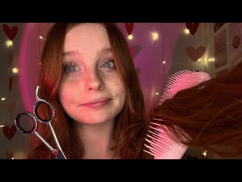 ASMR Cozy Haircut & Pamper Session ☁️ (Layered Sounds)