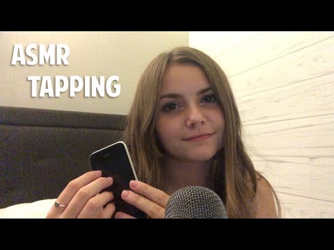 ASMR Tapping (scratching + whispering)