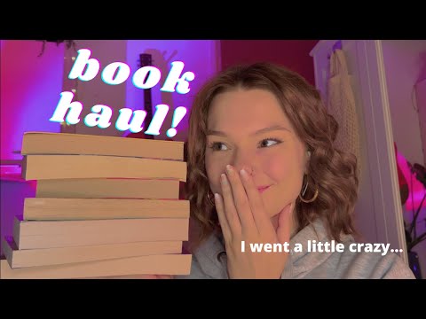 ASMR book haul! Womens history month themed? (whispering, tapping)