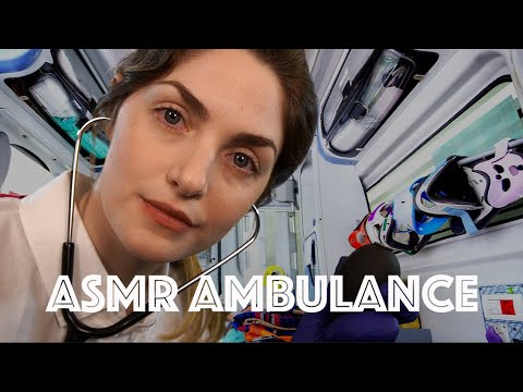 ASMR Ambulance | Chest Pain (medical/doctor roleplay)