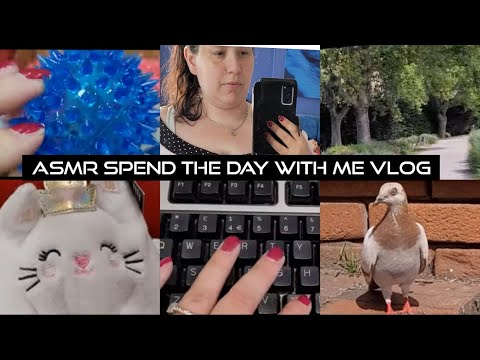 Spend the day with me Vlog ( ASMR STYLE)  ASMR in public / at home .... #relax