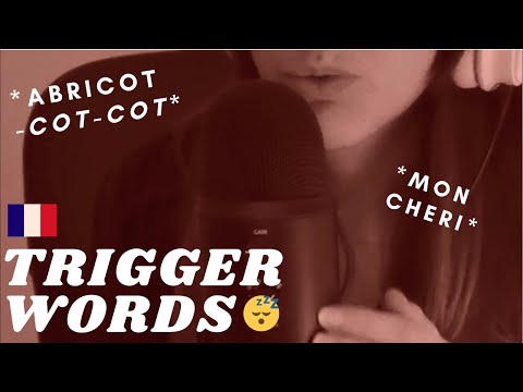 ASMR - FRENCH TINGLY WORDS - Very close whispers (Mots déclencheurs)