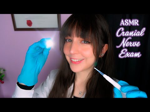 ⭐ASMR [Sub] Did you Hit your Head? Relaxing Cranial Nerve Exam 💖 Soft Spoken