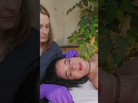 ASMR Face Touching & Inspection with Light - Eyes Brows Inspection - Real Person #asmr  for Sleep