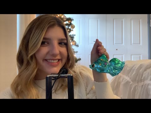 ASMR || tapping on my ornaments :)