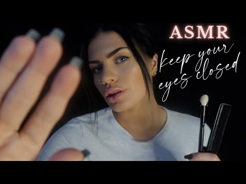 ASMR With Your Eyes Closed ✨ Follow My Instructions (personal attention, face touching)
