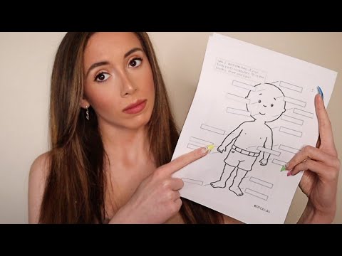 ASMR SPANISH CLASS (Word Repetition + Tracing) | Part 2