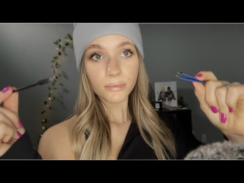 ASMR| Doing Your Eyebrows (Personal Attention)
