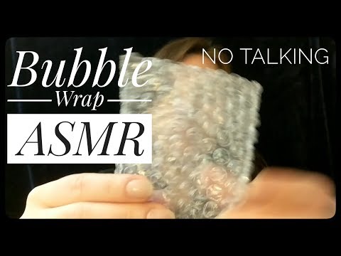 Bubble Wrap ASMR (No Talking)(Plastic Crinkles)