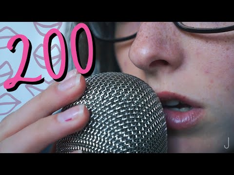 ASMR MOUTH SOUNDS - 200 SUBSCRIBERS !