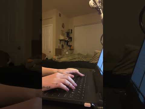ASMR Typing on the Computer #tingling #tingles #tinglewithme #relaxing
