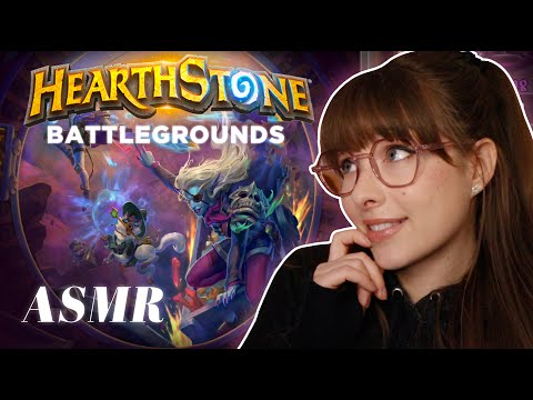 ASMR ⚜️ Let's Play Hearthstone Battlegrounds! ⚜️ Rambly Whispered Gaming and Button Clicks! ₊⊹