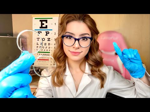 ASMR Eye Exam Lens 1 or 2 Test 👓 REALISTIC Vision Test, With or Without, Light Exam 👓