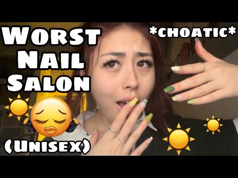 ASMR Worst nail salon and hand massage  💅🤚(UNISEX) super chaotic - lofi💤
