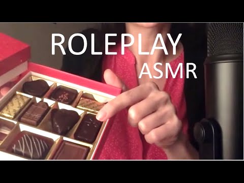 ASMR ROLEPLAY - vendeuse chocolats