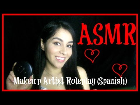 ASMR ♥︎ Makeup Artist Role play | Maquillaje (Spanish, Español Maquillar)