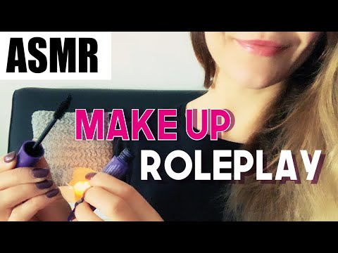 ASMR make up application, make up on you (german)
