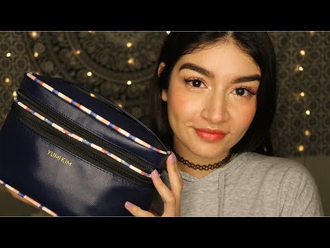 ASMR What's In My Makeup Bag (Whispered)