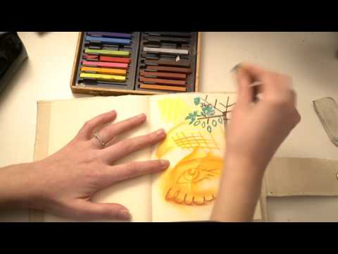 ASMR Testing Conté Pastel Crayons | No Talk