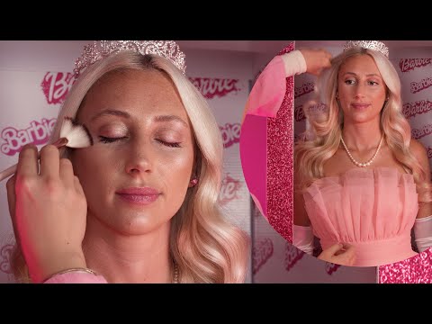 ASMR Gentle Hair Perfecting, Delicate Make up Application, Barbie Princess Finishing Touches, Fixing
