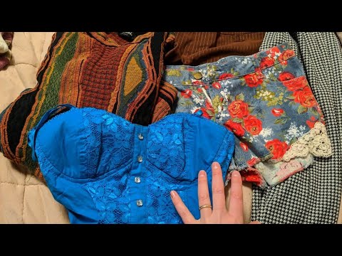 ASMR Clothing Store 💜 Fabric Sounds, Mouth Sounds
