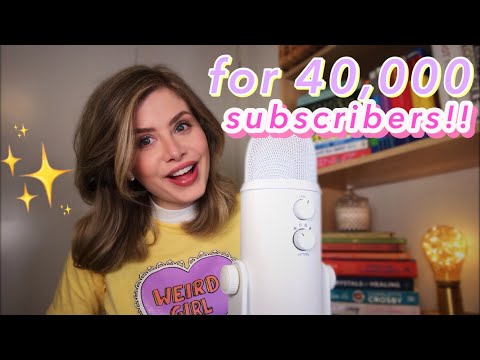 ✨ ASMR | 40 TRIGGERS in 40 MINUTES ✨ Visual triggers • Inaudible • Close Whisper