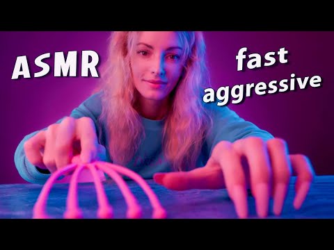 ASMR Fast Aggressive Most Immersive Nail Triggers Chaotic ASMR