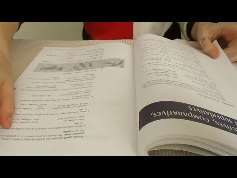 ASMR Book Page Turning and Paper sounds (no talking)