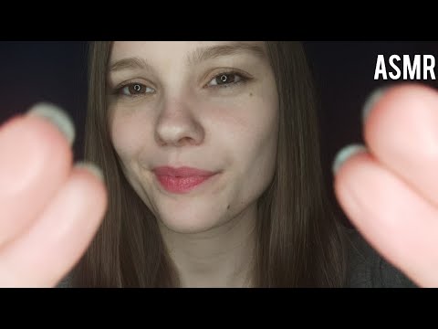 ASMR Help You Relax in 7 Minutes💜 (face massage, fluffy mic, hair brushing, calming you)