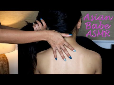 ASMR Back and Hair Scratch Tickle Massage! (No Talking)