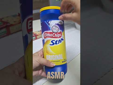 ASMR STAX ELMA CHIPS #unboxing #asmrtriggers #satisfying #tapping