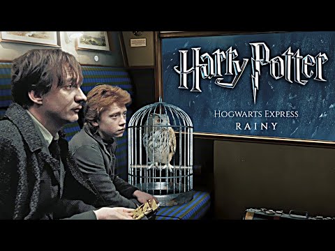 The Hogwarts Express | Train Ride + Rain ◈ Harry Potter Prisoner of Azkaban inspired ASMR Ambience