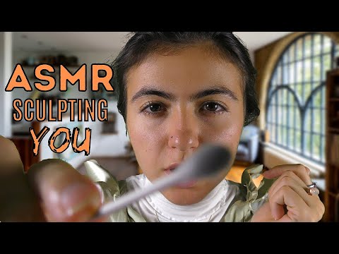 ASMR || sculpting your face