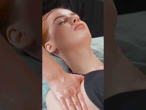 Neckline and shoulder ASMR relaxing massage for Karina #asmr