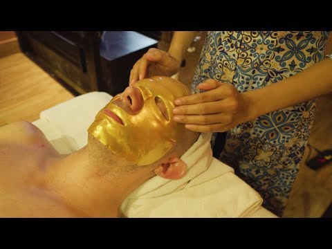 💆 ASMR Face Massage and Cleansing with Gold Mask | Vietnam SPA
