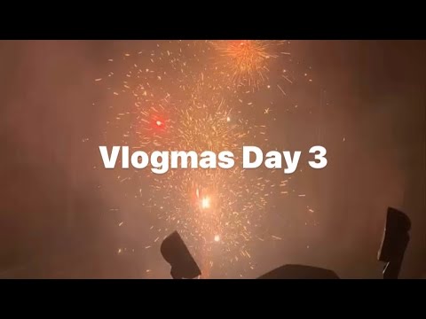 Vlogmas Day 3 (2023) - Fireworks Display At A Friends House