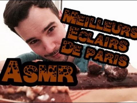 ASMR The best ECLAIRS of Paris /TAPPING and CRINKLES (english, french, german)