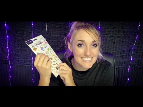 ASMR Role Play | Skin Care & Decorating you in Stickers