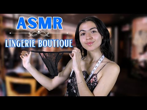 ASMR || lingerie boutique roleplay