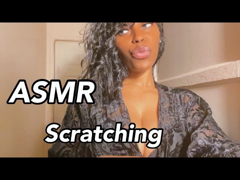 ASMR | Robe & Bra Scratching for tingles ✨