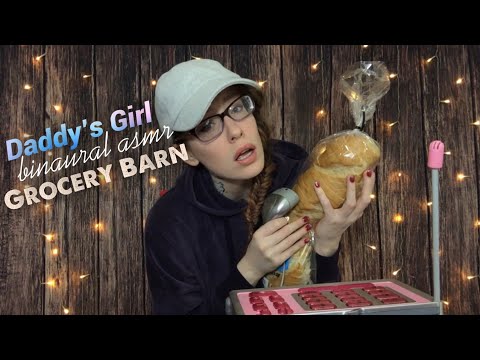 ASMR BINAURAL GROCERY STORE ROLE PLAY | Cashier With Daddy Issues Scans Your Items