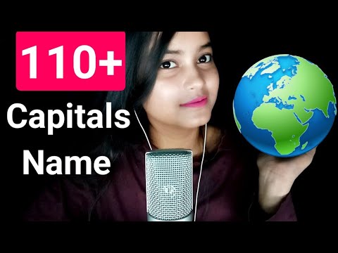 ASMR Saying Capital Names With Mouth Sounds
